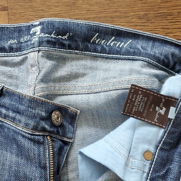 7 For All Man Kind bootcut jeans - Picture 2 of 3